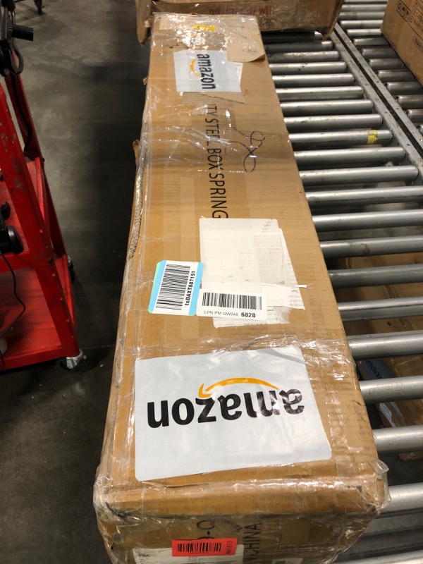 Photo 1 of ***MISSING HARDWARE*** Qingzhou Box Spring for Queen Bed Bases, 9 Inch High Metal Queen Box Spring Only, Heavy Duty Mattress Foundation with Fabric Cover, Easy Assembly, Quiet Noise Free, Non Slip, Black