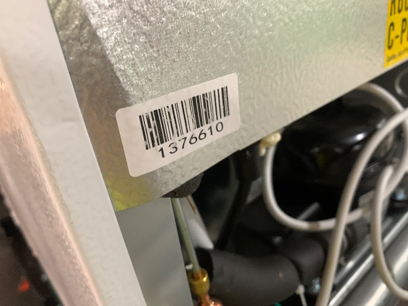 Photo 1 of ***DAMAGED - SEE NOTES/PICTURES*** Igloo 2.6 Cu.Ft Mini Fridge with Freezer- Single Door Compact Refrigerator with Glass Shelves for Homes, Dorms & Offices- Keep Snacks, Drinks & Frozen Foods Cool with Temperature Control Fridge- White