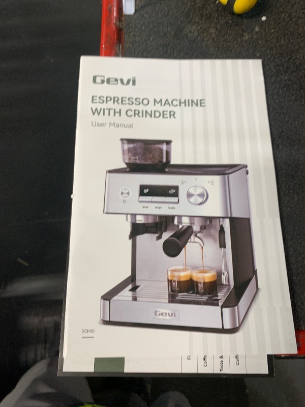 Photo 1 of (2026 Upgrade) Gevi 20 Bar Espresso Machine with Grinder & Milk Frother, Professional Coffee Maker for Home, Cappuccino & Latte, Removable Water Tank, Steam Wand