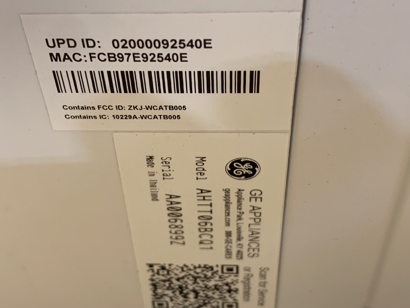 Photo 1 of ***DAMAGED - SEE NOTES/PICTURES*** GE Profile ClearView Window Air Conditioner 6,100 BTU, WiFi Enabled, Ultra Quiet for Small Rooms, Full Window View with Easy Installation, Energy-Efficient Cooling, 6K Window AC Unit, White