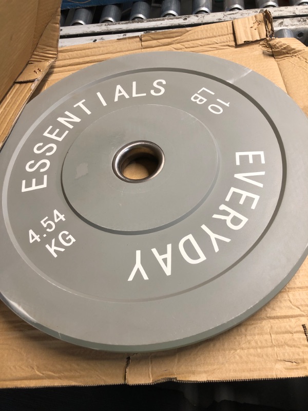 Photo 1 of ***PARTIAL SET - PRICE ADJUSTED***Fitvids 2-Inch Olympic Rubber Weight Plates Sets, Bumper Plates Set for Strength Training, 280 Lbs Set, Black