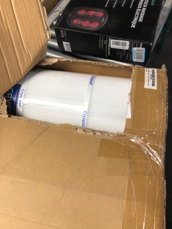 Photo 1 of ***FACTORY SEALED***Cryspool® 07112 Filter Compatible with Clean and Clear Plus 520, CCP520, PCC130, R173578, 178585, 817-0143, C-7472, FC-1978, 4×130 Sq. Ft Pool Filter Cartridge, 4 Pack