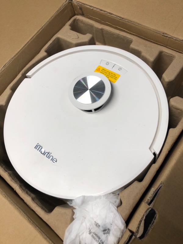 Photo 1 of ***PEICES FALLING OFF MISSING PIECES**
Robot Vacuum and Mop Combo, Robot Vacuum Cleaner with Bagless Self Emptying Station, 18000Pa Suction, LiDAR Navigation, ideal for Pet Hair, Carpet & Hard Floor, Compatible with App/Alexa/Voice Control