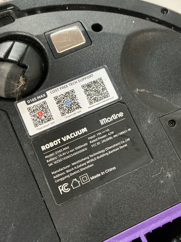 Photo 1 of ***PEICES FALLING OFF MISSING PIECES**
Robot Vacuum and Mop Combo, Robot Vacuum Cleaner with Bagless Self Emptying Station, 18000Pa Suction, LiDAR Navigation, ideal for Pet Hair, Carpet & Hard Floor, Compatible with App/Alexa/Voice Control