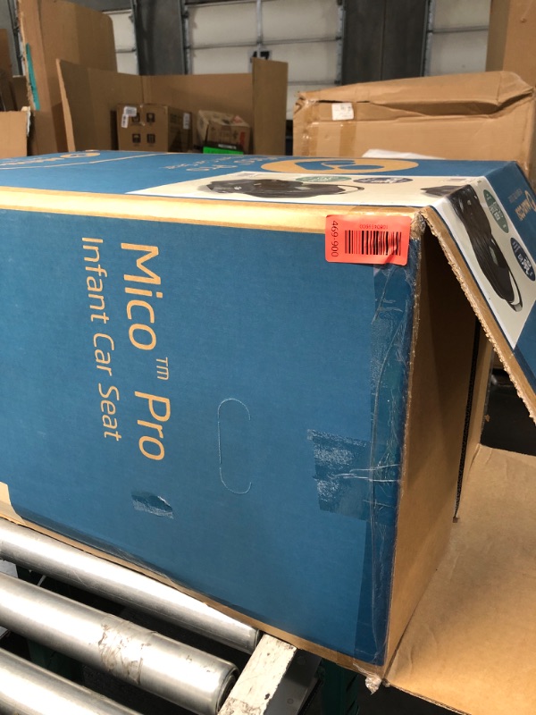 Photo 1 of ***FACTORY SEALED***Maxi-Cosi Mico Pro Baby Infant Car Seat with Base, Ventilated Chair, Soft Headrest Pad, Easy-Install Latch, Adjustable Belt Guide, 3-Position Base, Stroller-Ready, 4-30 lbs, up to 32 in, Sea Shadow