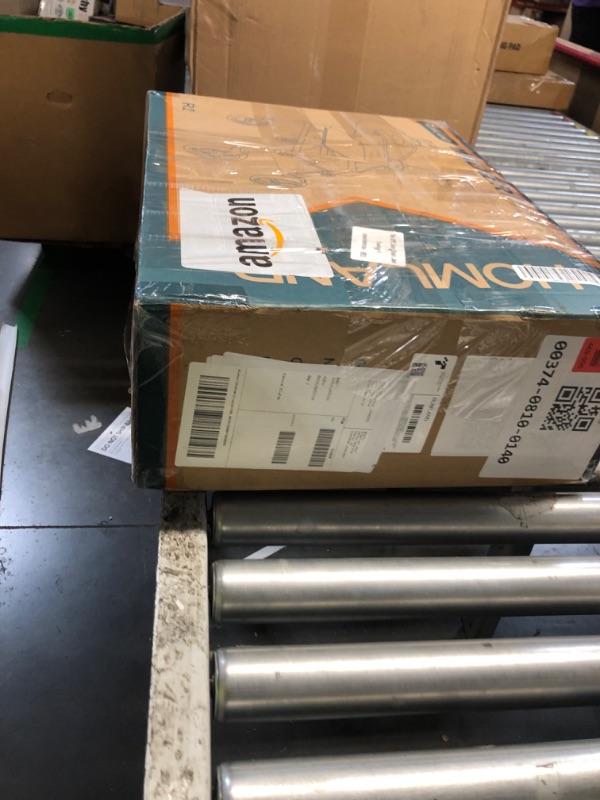View 3 of ***Seat is damaged*** HOMLAND Foldable Rollator Walker with Seat for Seniors, 16" Enlarged Seat