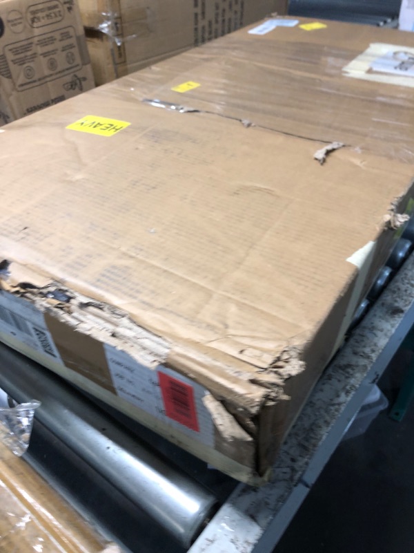 Photo 1 of ***STOCK PHOTO FOR REFERENCE ONLY***Gruwans Twin Size Bed Frame with Upholstered Wingback Headboard, Easy Assemnly Platform Bed, Wooden Slat Support No Box Spring Needed, Navy Blue