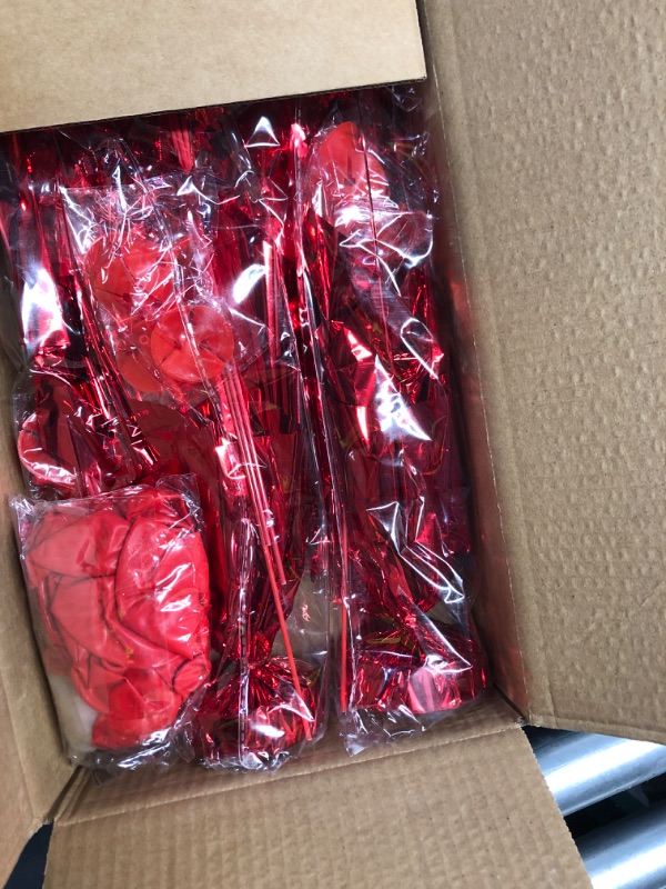 Photo 1 of ***STOCK PHOTO FOR REFERENCE ONLY***2 Pcs Balloon Weights Red Metallic Anchor Balloon Holder for Helium Balloons Heavy Table Weights Graduation Party Christmas Wedding Celebration Decoration (Red)