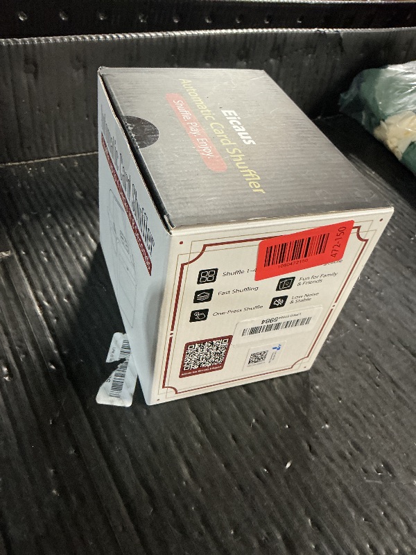 Photo 1 of *SOLD FOR PARTS OR REPAIR*Automatic Card Shuffler 1-4 Deck - Rechargeable 2500mAh Electric Card Shuffling Machine for Seniors & Family Game Night - Portable & Fast Shuffler for UNO, Blackjack, Poker, Phase 10 & Skip-Bo Games
