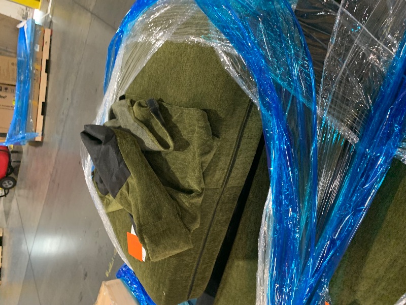 Photo 1 of ***GREEN, NOT BLACK*** KISLOT 89" Sofa Couch for Living Room Faux Leather Upholstered Couch with Deep Seats and Wide Armrests 3 Seater Comfy Sofa with Cup Holders, USB & Type-C Ports, Spring Cushion, Solid Wood Frame Green
***TRUCK OR TRAILER PICK UP***