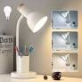 Photo 1 of ***STOCK PHOTO FOR REFERENCE ONLY***a
]Practical Touch Flexible Gooseneck LED Desk Lamp - 3-Level Dimmable, Bulb Included, Perfect for Home Office, Dormitory, Bedside Reading, Living Room & Office