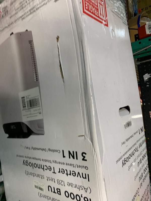 Photo 1 of ***NOT FUNCTIONAL***FOR PARTS ONLY***Humhold Inverter 16000BTU Portable Air Conditioners with Remote, Free Stand Cooling Portable AC Unit for Room up to 800 sq.ft, with Dehumidifier & Fan, Dual Hose, Quiet Sleep Mode(42dB), Windows Kit