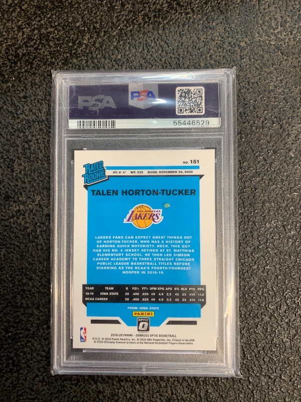 View 2 of [PSA 9]
2019 PANINI DONRUSS OPTIC #151 TALEN HORTON-TUCKER