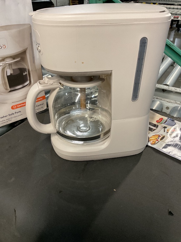 View 2 of ** used the pot is dirty **
BELLA 12-Cup Programmable Coffee Maker, Oatmilk