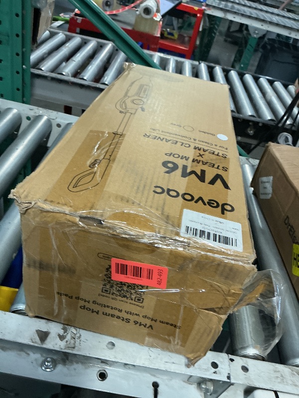Photo 1 of ***MAJOR DAMAGE HANDLE BROKE***
DEVOAC VM6 Scrubbing Steam Mop with Rotating Mop Pads, 10 in 1 Steam Mop, Lightweight Spin Mop & 3 Steam Modes for Hard Floor Laminate Marble Floors (Ink)