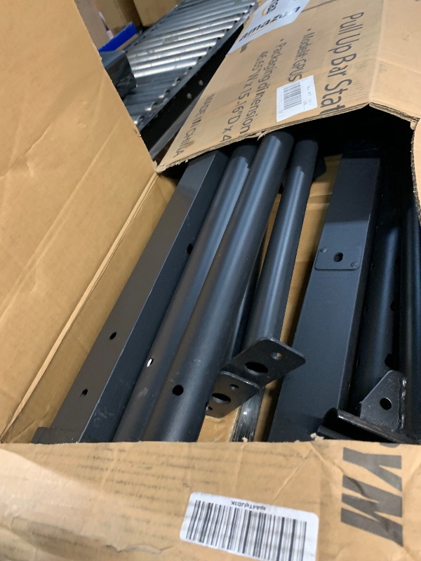 Photo 1 of ***MISSIGN PARTS SEE COMMENTS***Jusgym Squat Rack with Pull Up Bar, Heavy Duty 600LBS Weight Capacity Squat Rack for Home Gym, Adjustable Multi-Functional Power Racks Strength Training Fitness Equipment