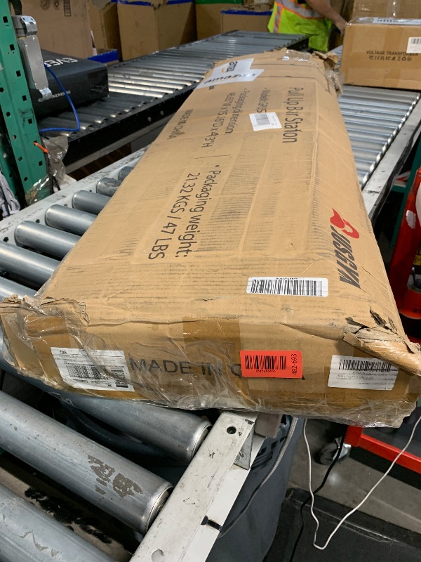 Photo 1 of ***MISSIGN PARTS SEE COMMENTS***Jusgym Squat Rack with Pull Up Bar, Heavy Duty 600LBS Weight Capacity Squat Rack for Home Gym, Adjustable Multi-Functional Power Racks Strength Training Fitness Equipment