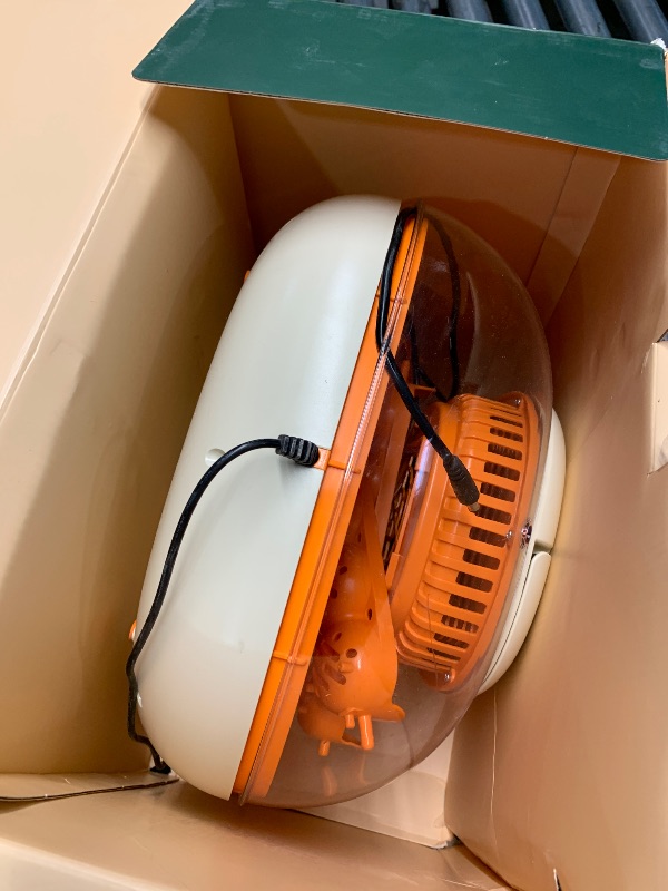 View 2 of ***NONFUCNTIONAL***
Chickcozy 25 Egg Incubator, Automatic Egg Turner with Thermometer Seat and Humidity Control, Egg Candler, 360° View with Clear Window, Incubators for Hatching Chicks (Sunlit Orange)