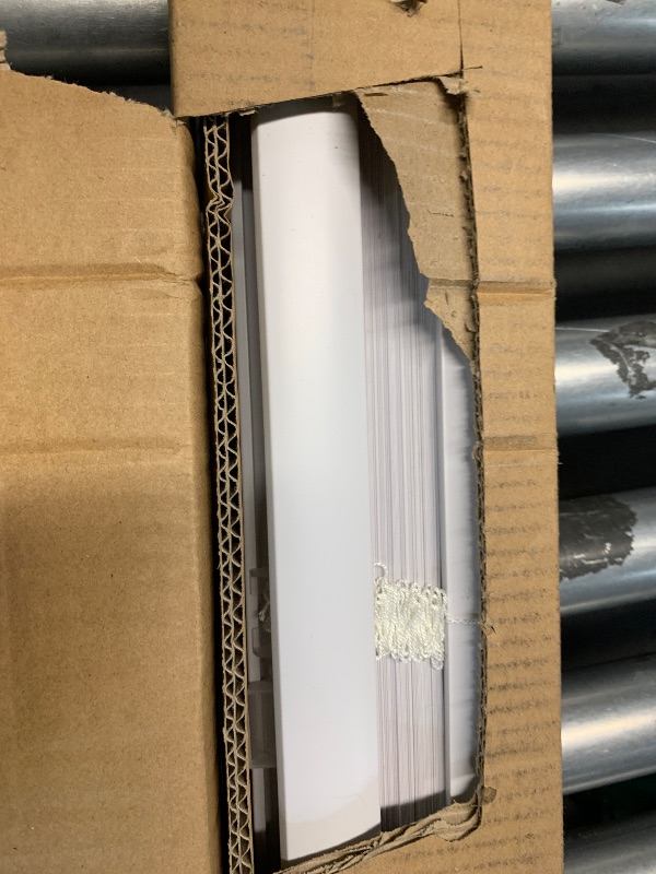 Photo 1 of ***STOCK PHOTO REFERENCE ONLY***LazBlinds No Drill 1" Vinyl Mini Blinds, 47" W x 48" H, white