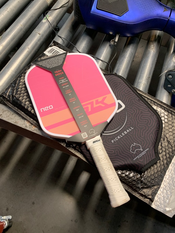 Photo 1 of *** STOCK PHOTO FOR REFERENCE*** Six Zero Coral Pickleball Paddle, 16mm Raw Carbon, Black, Widebody