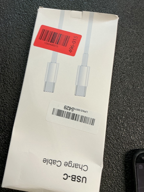 View 2 of **ONLY 1** QGRHO USB C to C Fast Charger Cable 10ft, 60W Long Fast Charge Type C to C Charging Cord Wire for Apple iPhone 17 Pro Max/17 Air/16 Pro Max/15 Plus,iPad Pro 12.9/11 inch/Mini/Air,MacBook,Samsung-White