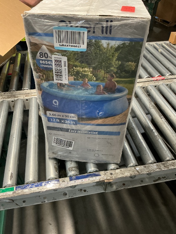 Photo 1 of ** FACTORY SEALED**

Outraveler 12ft x 36in Inflatable Swimming Pool, Outdoor Above Ground Blow Up Pool, Top Ring Easy Set Pool