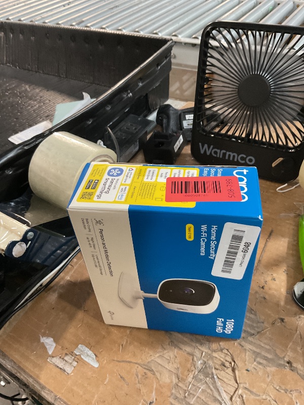 Photo 1 of ***BROKEN STAND AND MISSING***
TP-Link Tapo 1080P Indoor Security Camera for Baby Monitor, Dog Camera w/Motion Detection, 2-Way Audio Siren, Night Vision, Cloud & SD Card Storage, Works w/Alexa & Google Home (Tapo C100)