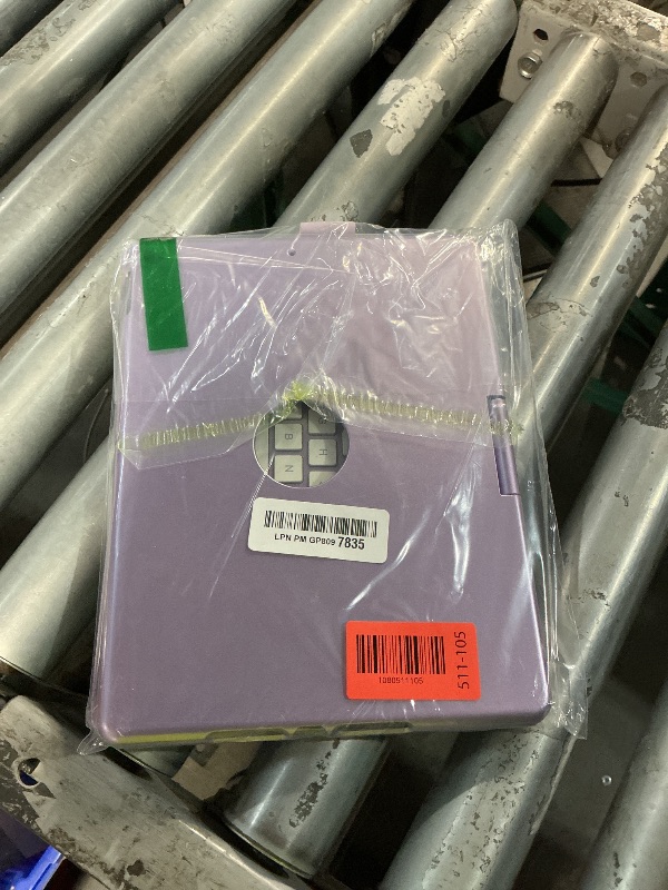 Photo 1 of ***FOR PARTS ONLY***\
KBCASE Touchpad Keyboard Case for iPad 9th/8th/7th 10.2 inch, Backlit Trackpad Keyboard, 360°Rotatable Case with Pencil Holder for iPad 9th/8th/7th Gen (Light Purple)