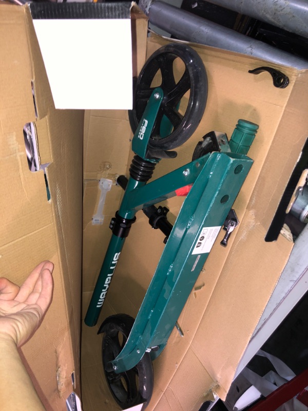 Photo 1 of ***MISSING PARTS***WAYPLUS KS3 Kick Scooter with Led Wheels for Ages 6+,Kid, Teens & Adults. Max Load 240 LBS. Foldable, Lightweight, 8IN LED Big Wheels,4 Adjustable Levels FED Fitness