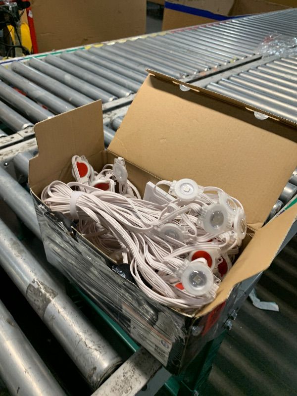 Photo 1 of ***FOR PARTS ONLY DOES NOT WORK***Fussion Permanent Outdoor Lights for House, 150ft RGB Halloween House Lights Outdoor with APP Remote Control, IP67 Waterproof Smart Eternity Eaves Lighting for Christmas, Holiday, Party, Daily