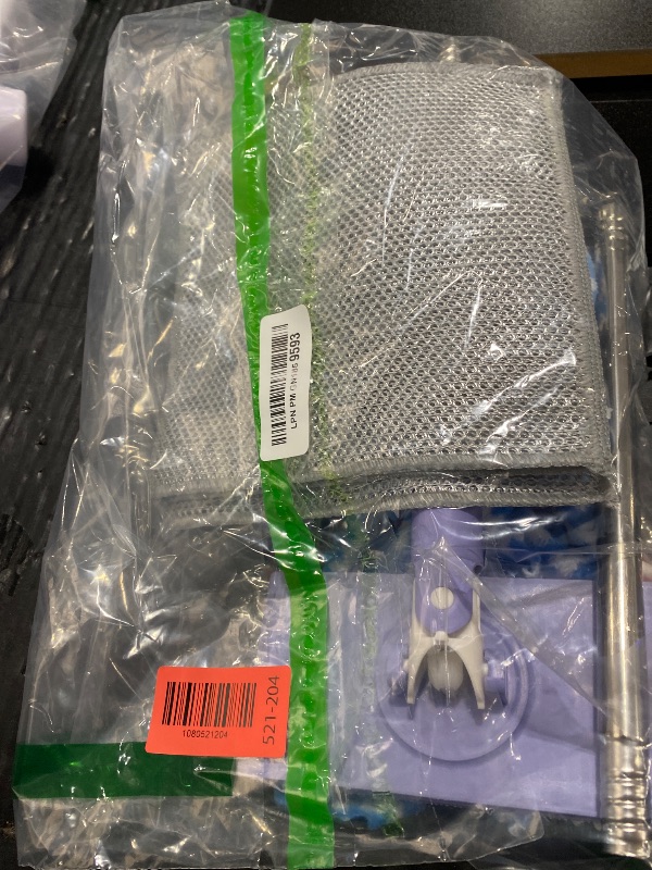 Photo 1 of 2026 Upgraded Snap Grip Mini Mop,with 5 Non Scratch Wire dishcloths (37.2in+11cloths)