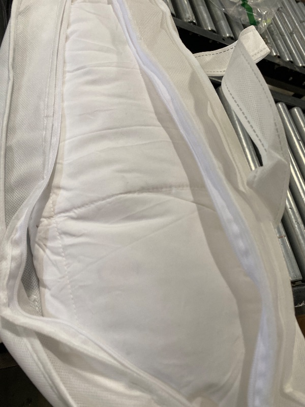 Photo 1 of Pacific Coast Lightweight Goose Feather Down Fiber Comforters Queen Size, Summer Duvet Insert, Ultra Soft, Breathable, Hotel Luxury Bedding Comforter with 8 Tabs, White, 90 x 90 inches