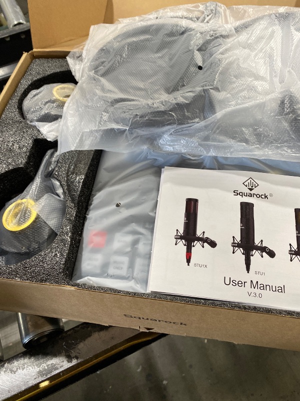Photo 1 of Podcast Equipment Bundle for 2 with Dual XLR-3.5 Condenser Micophones with Mic Pop Filters Audio Equipment for Live Streaming/ Recording, Online Gaming for Phone/ Laptop/ PC Audio Interface M100