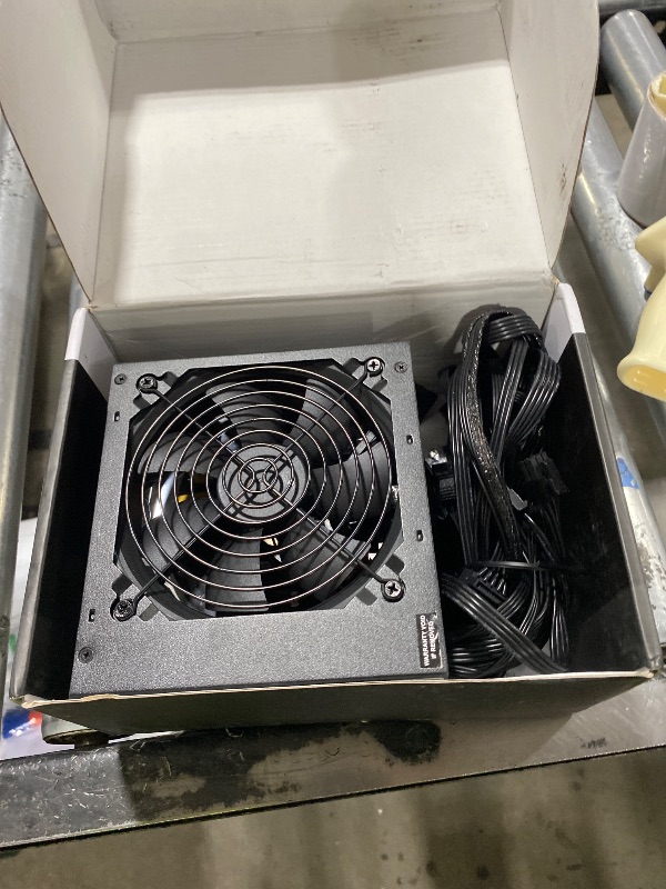 View 2 of Smart W3 Series 80Plus Certified 600W Power Supply; ATX v3.1 Spec; 120mm FDB Fan; 5 Year Warranty; PS-SPW-0600NNFAWU-1