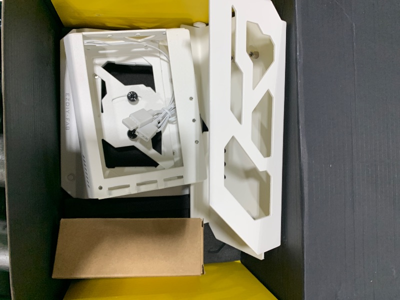 Photo 1 of EZDIY-FAB Shield ARGB Upright GPU Mount with PCIe 5.0 Riser Cable, Vertical GPU Bracket Support RTX 50 Series, 20 Degree Adjustable Angle, Magnetic & Fan-Slot Installation, 5V ARGB Sync – White 600mm