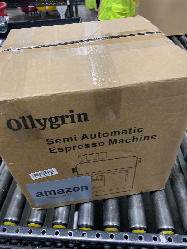 Photo 1 of Ollygrin 20 Bar Espresso Machine with Grinder, Espresso Maker with 19 Grinding Settings, Coffee Machine with Pressure Gauge, 94.7Oz Removable Water Tank for Latte & Cappuccino