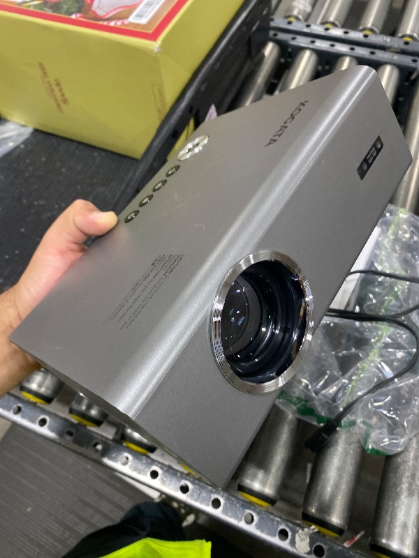 Photo 1 of Projector 4K Quiet AI Auto Focus &6D Keystone with Built-in Official Apps 50W Dolby Smart OS 2.0 Kogata Outdoor Projector with WiFi and Bluetooth Home Theater Movie Portable