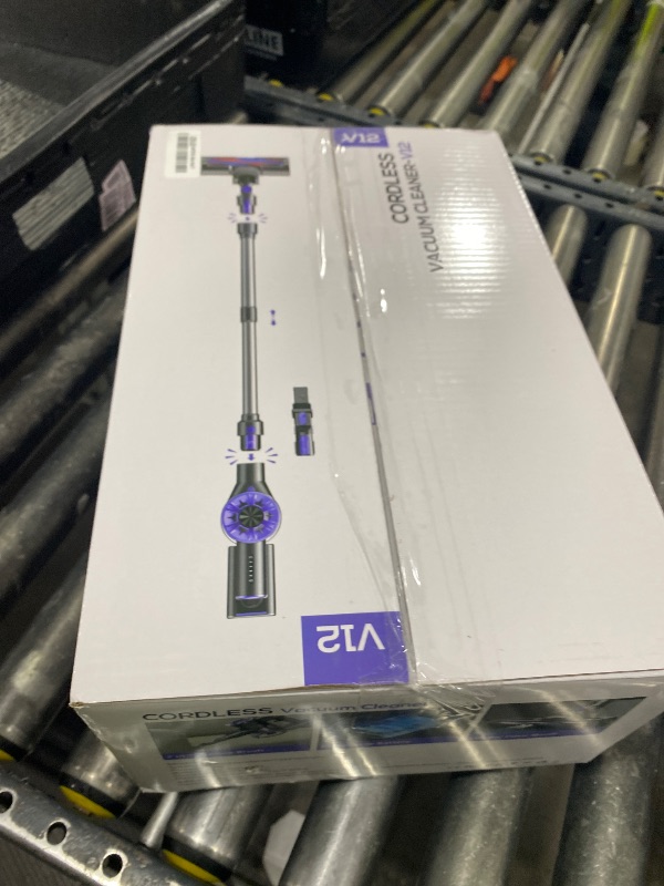 Photo 1 of Comvtu Cordless Vacuum Cleaner for Home, 80,000PRM Powerful 4 in 1 Lightweight Stick Vacuum with 2 Adjustable Suctions, Max 40 Mins Runtime, 2600mAh Rechargeable Vacuum Cleaners (Purple Hibiscus)
