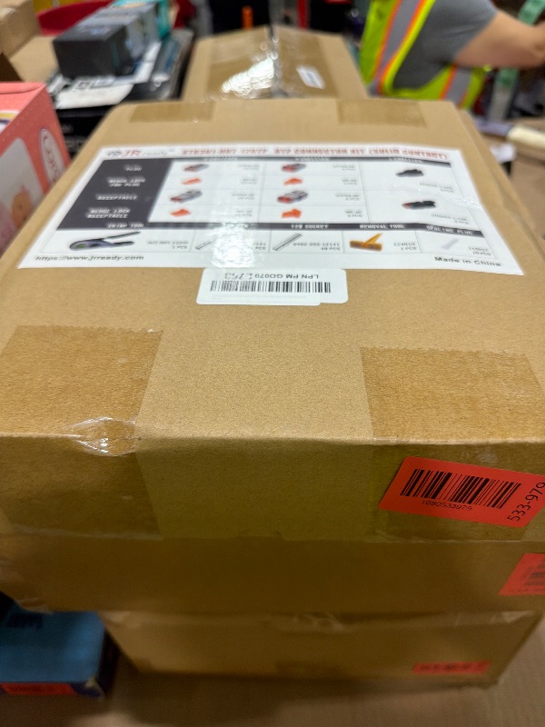 Photo 1 of JRready ST6361 Deutsch Connector Kit, 2 4 Way DTP Automotive Waterproof Connector, DTHD 1 Pin Male Female Plug Connectors with Deutsch Crimp Tool,Solid Contacts 12-16 AWG for Car,Truck,Boats