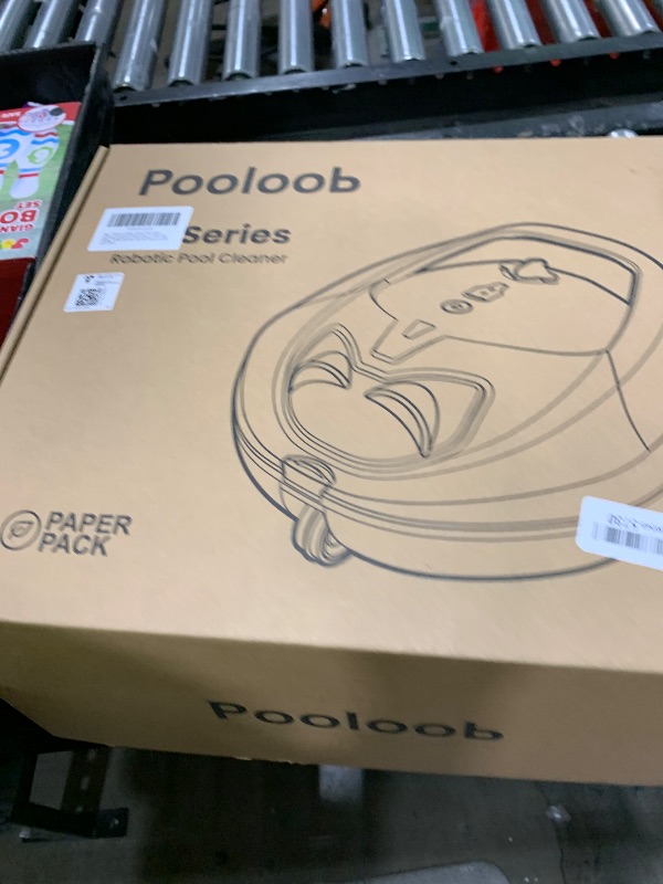 Photo 1 of Pooloob PF1 Cordless Pool Vacuum Cleaner Robot for Daily Pool Maintenance, Floor Only Cleaning for Above/In Ground Pools, Triple Filtration, Floating Buoy & Tether, Not for Initial or Deep Cleaning