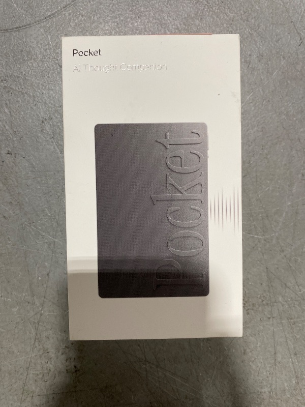Photo 1 of Pocket AI Voice Recorder & Smart Assistant – Auto Transcription, Summaries & Action Items – AI Note Taker for Meetings, Calls & Productivity - Space Grey