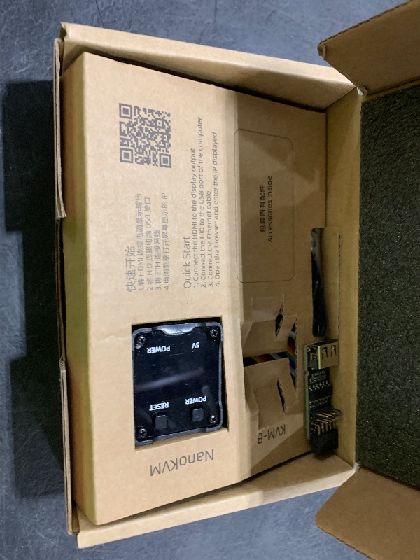 Photo 1 of Meshnology Sipeed NanoKVM Full, RISC-V IP KVM with OLED Display Button, ATX Power Control, 5V Remote Wake-On-LAN, Dual Serial Ports HDMI USB 100M Network, Remote Server Management BIOS Setup, Black