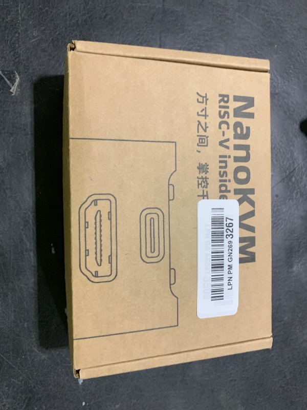 Photo 1 of Meshnology Sipeed NanoKVM Full, RISC-V IP KVM with OLED Display Button, ATX Power Control, 5V Remote Wake-On-LAN, Dual Serial Ports HDMI USB 100M Network, Remote Server Management BIOS Setup, Black