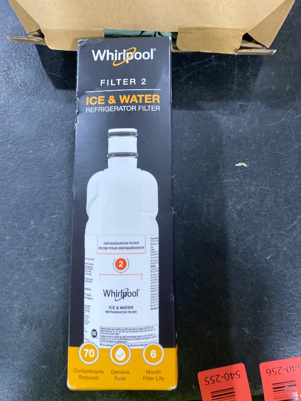 Photo 1 of Whirlpool® WHR2RXD1 Ice, Orange Refrigerator Water Filter 2-WHR2RXD1, Single-Pack