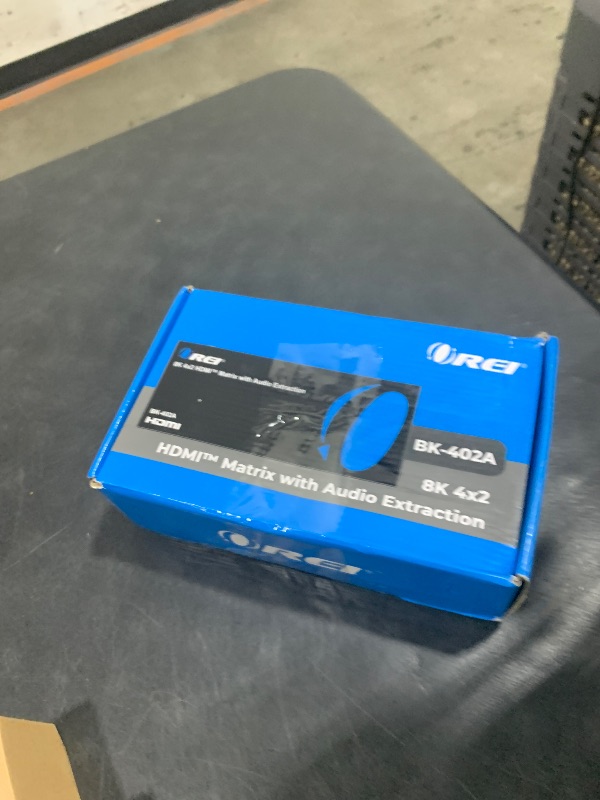 Photo 1 of OREI 8K 4x2 HDMI Matrix Switch – 40Gbps HDMI 2.1, Audio Extraction, eARC, Downscaling, EDID Management (BK-402A)