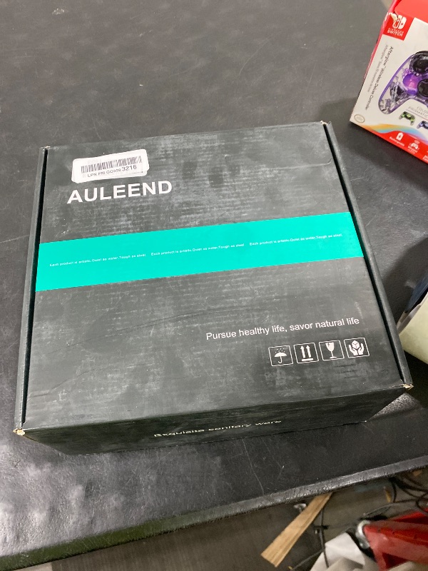 Photo 1 of AULEEND?high pressure shower heads?with Anti-Clog Rubber Jets - 360° Rotation Adjustable Shower Head -7.87inches (Matte Black)