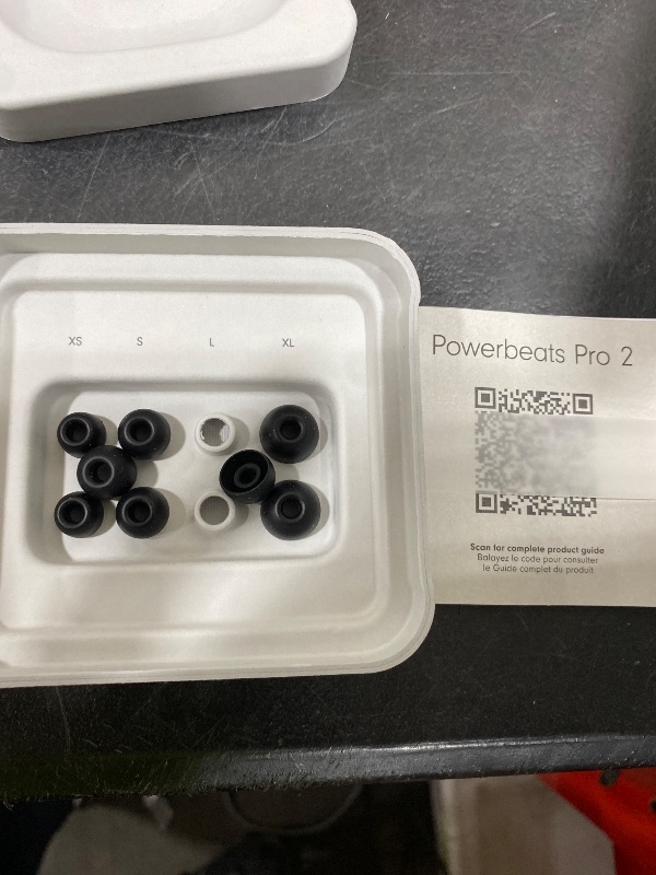 Photo 1 of Beats Powerbeats Pro 2 - Wireless Noise Cancelling Workout Earbuds with Secure- Fit Earhooks, Up to 45-Hour Battery with Charging Case, Sweat & Water Resistant, Heart Rate Monitoring - Jet Black
