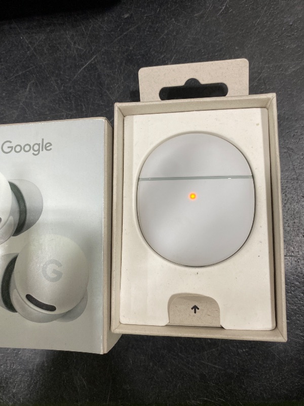 Photo 1 of Left side not functional---------------------------------------------Google Pixel Buds 2a - Wireless Bluetooth Earbuds with Active Noise Cancellation and Transparency Mode - Lightweight, Comfortable Fit - 20-Hour Battery - Water Resistant - Built for Gemi