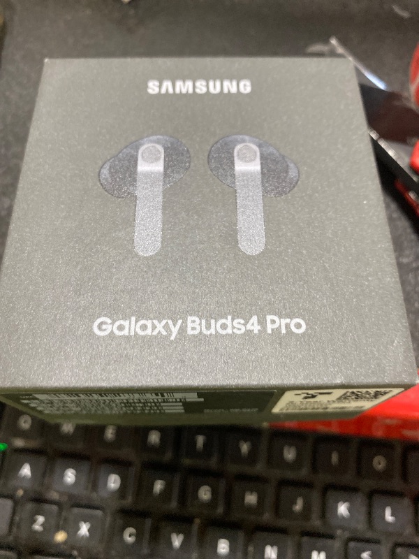 Photo 1 of Samsung Galaxy Buds 4 Pro (2026) AI True Wireless Bluetooth Earbuds, Hi-Res Audio, 2-Way Speaker, ANC 2.0, Optimized Comfort, IP57, Live Translation, Black [US Version, 2 Yr Warranty]