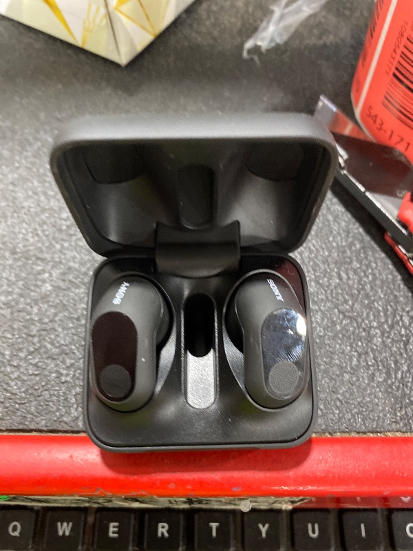 Photo 1 of Sony Inzone s Wireless Gaming Earbuds, Perfect for PlayStation® 5, for PC/PS5/Switch/Mobile, 48Hr Battery with Case, Noise Canceling, 360 Spatial Sound, 2.4GHz USB-C Dongle, WF-G700N Black